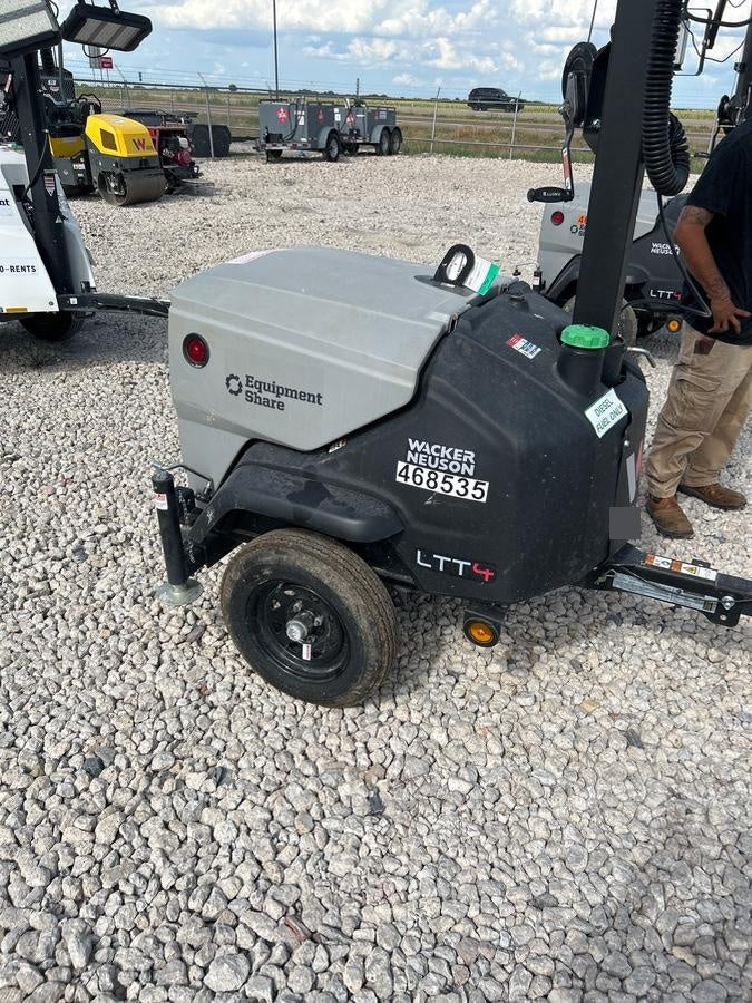 2024 Wacker Neuson LTT4 Diesel, Kohler KDW702, Deep Sea Controller, Auto Start, LED 320W, Bypass Outlet, T3