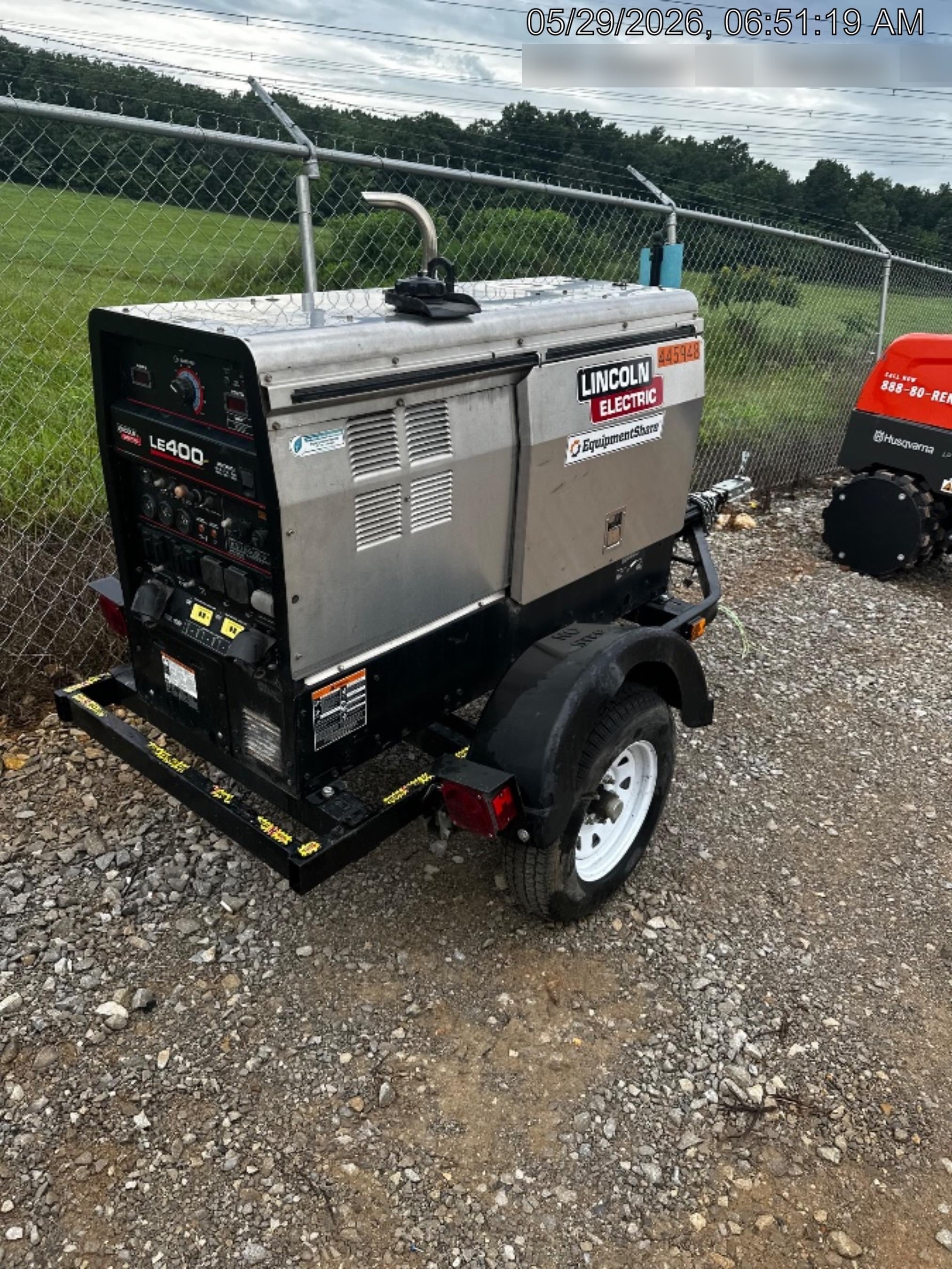 2024 Lincoln Electric LE400 Kubota V1505, Trlr, Cable Rack, Light Kit, ES Decals, T3