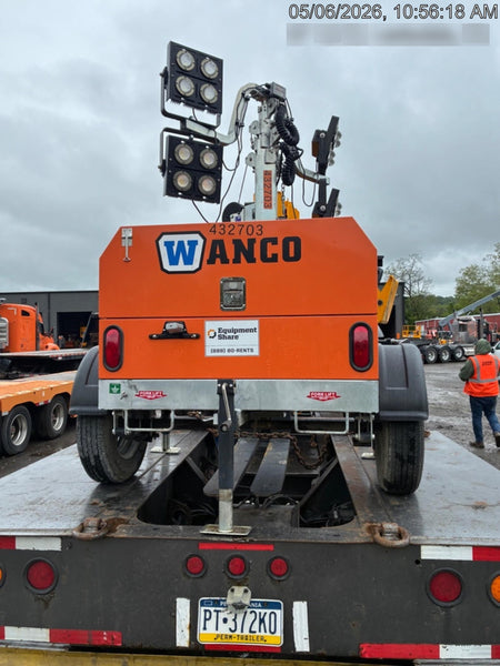 2024 Wanco WLTT-4MM4K Diesel, Deep Sea Controller, Shore Power Plug, Auto Start, (4) 350W LED Floodlights, 4kW Generator, 60 Gal Fuel Tank, 2" Ball, T3
