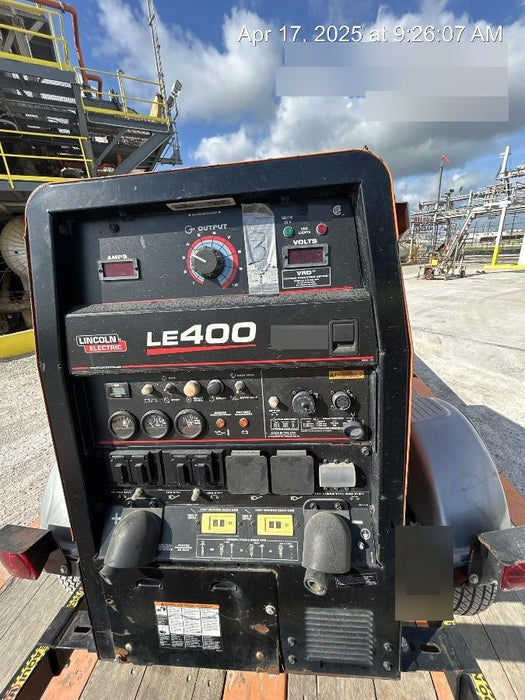 2022 Lincoln Electric LE400 Kubota V1505, Trlr, Cable Rack, Light Kit, ES Decals, T3