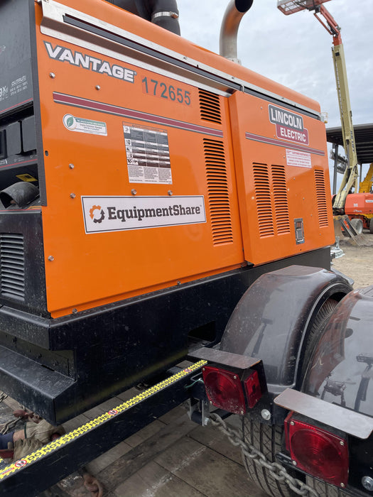 2021 Lincoln Electric Vantage 549X Ready Pak 3, ORANGE (includes trailer, cable rack, fender light kit)