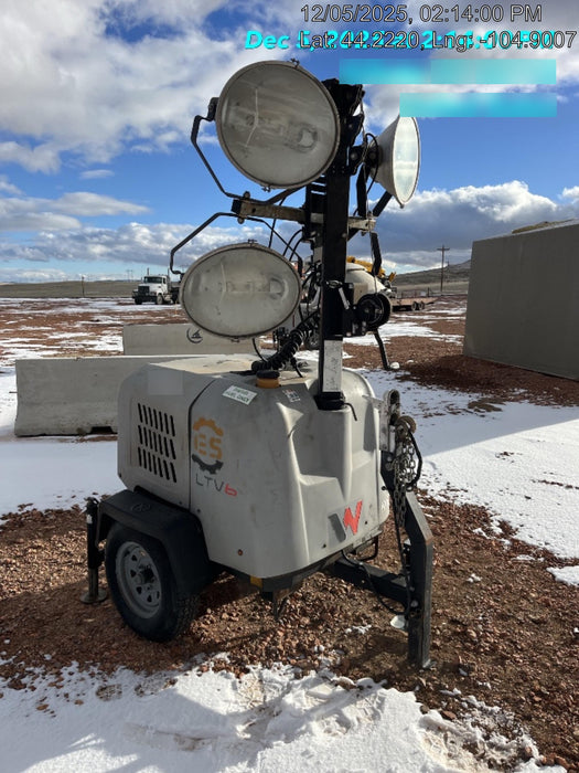 2018 Wacker Neuson LTV6L-MH Wacker Neuson LTV6L Mobile Light Tower w/Fuel Level Sensor Installed