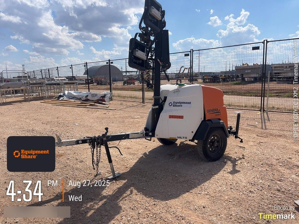 2024 Generac MLT2 Diesel, Flex Switch 120V Input, Powerzone Controller, 
(4) 320W LED Lights, 4kW Generator, 39.9 Gal Fuel Tank, 2" Ball, T3