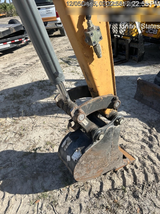 2018 Case CX37C ROPS, LONG ARM, RUBBER TRACKS, AUX HYD