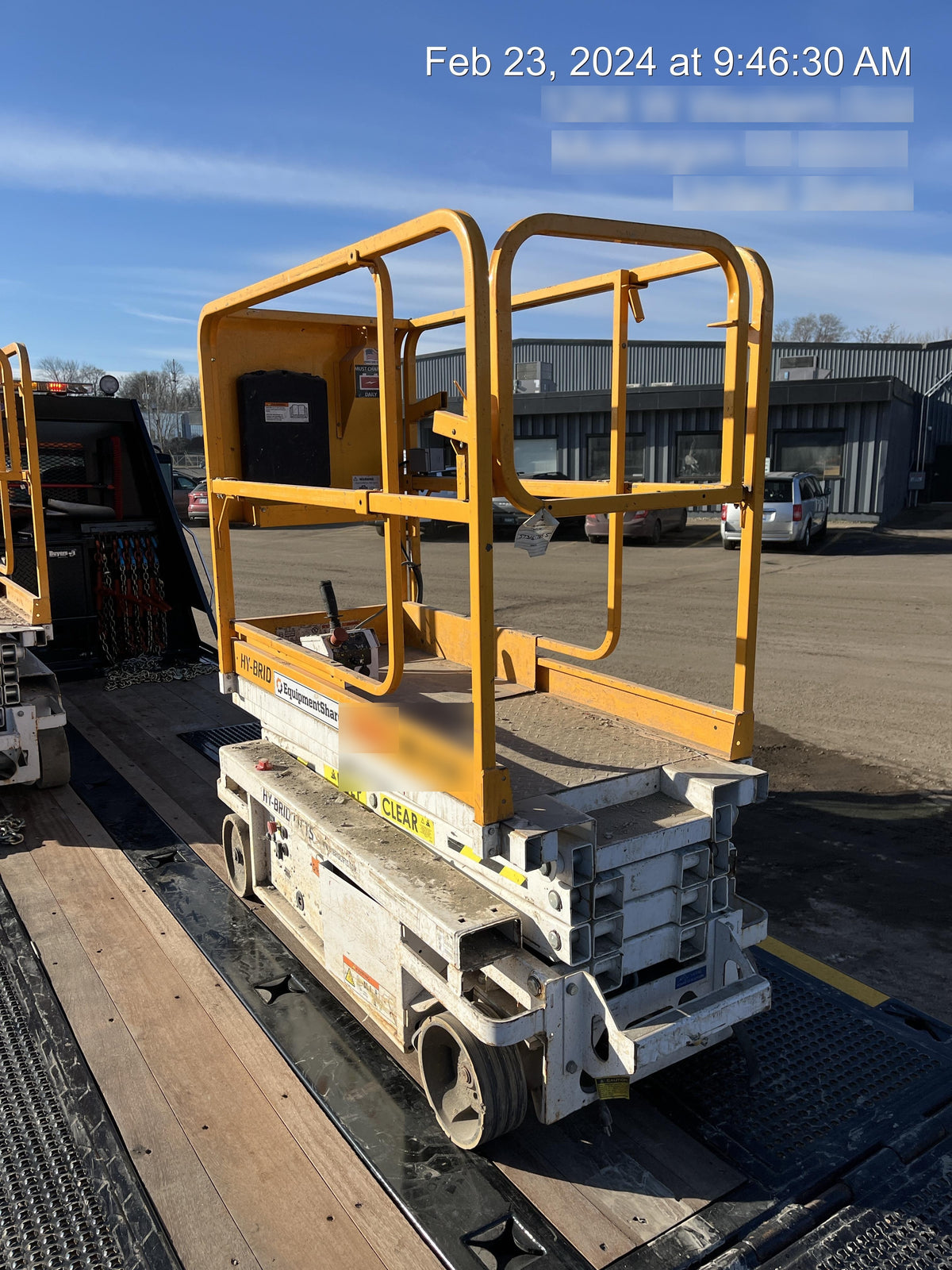 2016 Custom Equipment HB-1430 Standard Rental Specs