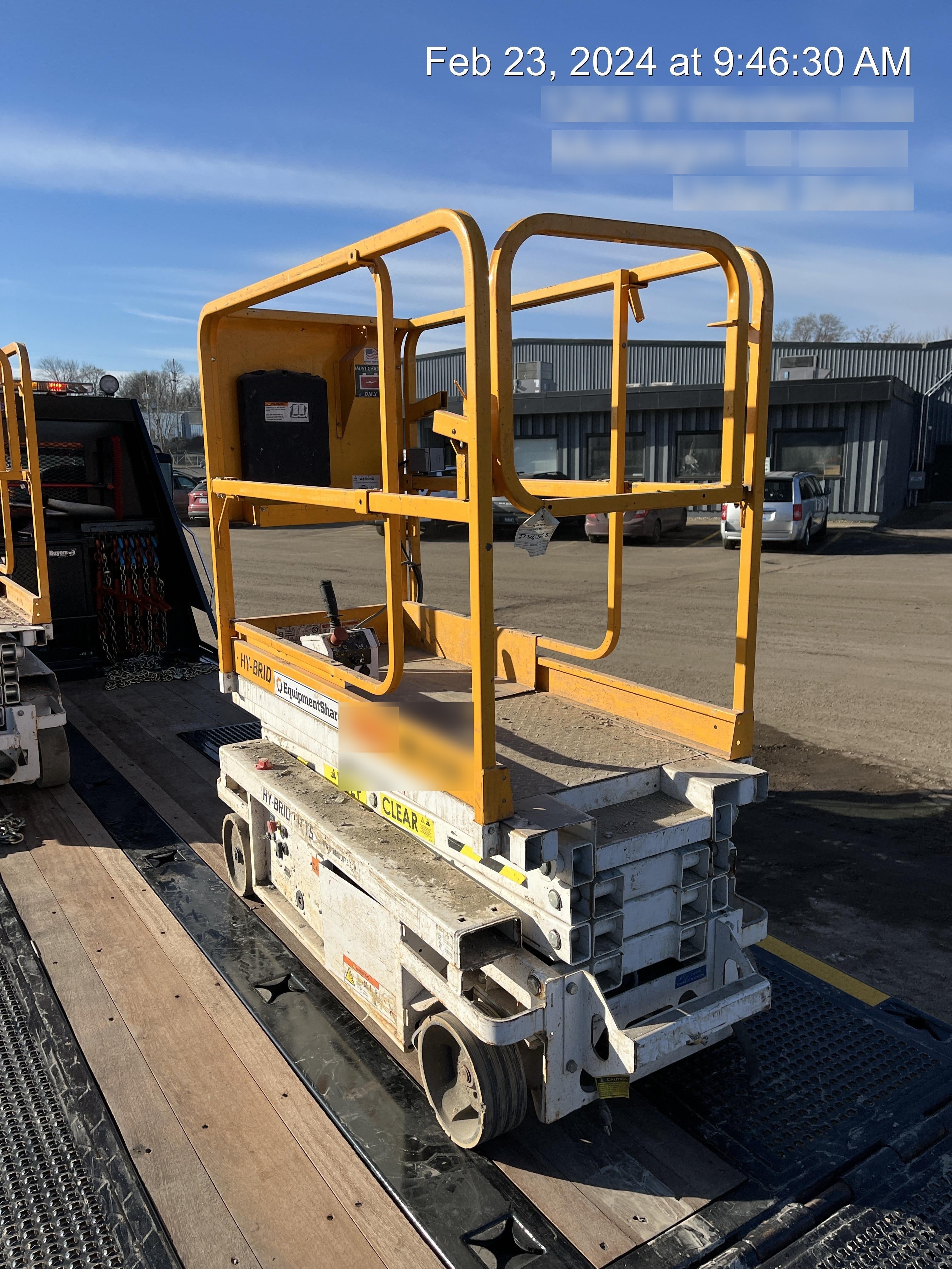 2016 Custom Equipment HB-1430 Standard Rental Specs