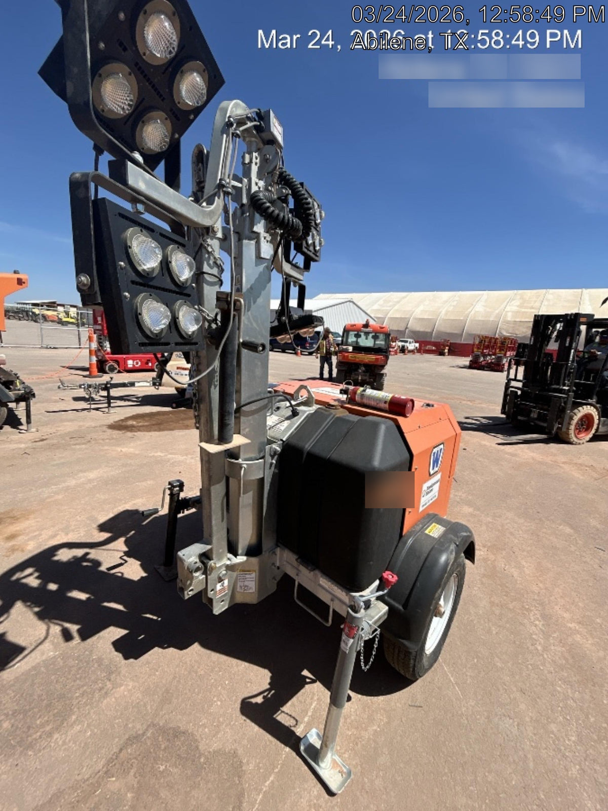 2024 Wanco WLTT-4MM4K Diesel, Deep Sea Controller, Shore Power Plug, Auto Start, (4) 350W LED Floodlights, 4kW Generator, 60 Gal Fuel Tank, 2" Ball, T3