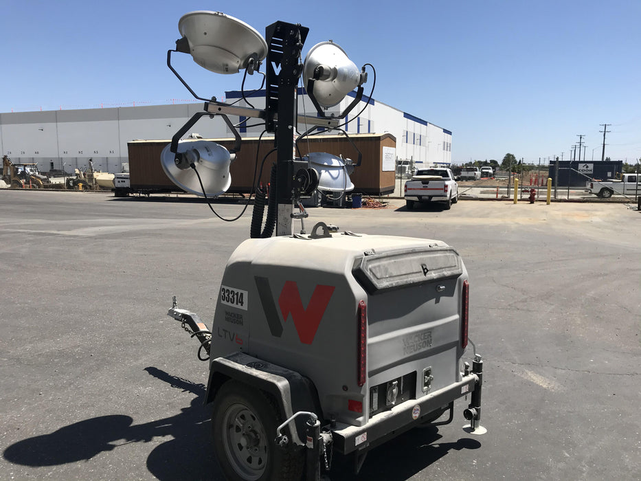 2019 Wacker Neuson LTV6L-MH Wacker Neuson LTV6L Mobile Light Tower w/Fuel Level Sensor Installed