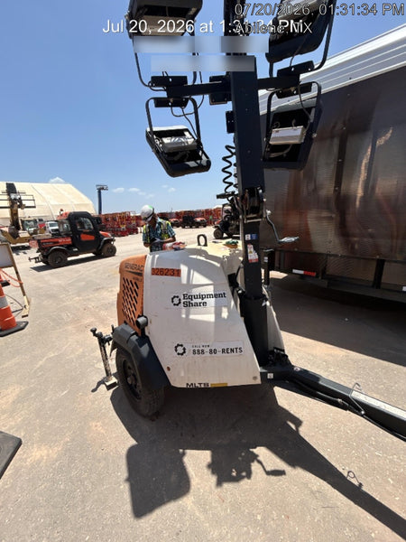 2023 Generac MLT2 Diesel, Flex Switch 120V Input, Powerzone Controller, (4) 320W LED Lights, 4kW Generator, 39.9 Gal Fuel Tank, 2" Ball, T3