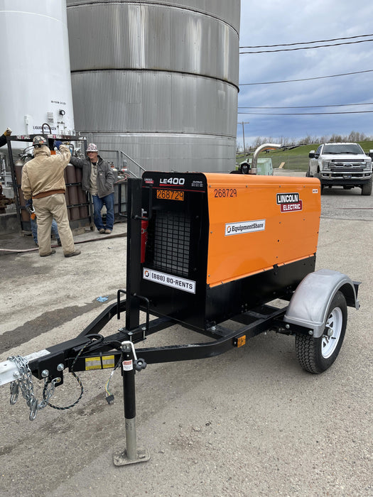 2022 Lincoln Electric LE400 Kubota V1505, Trlr, Cable Rack, Light Kit, ES Decals, T3