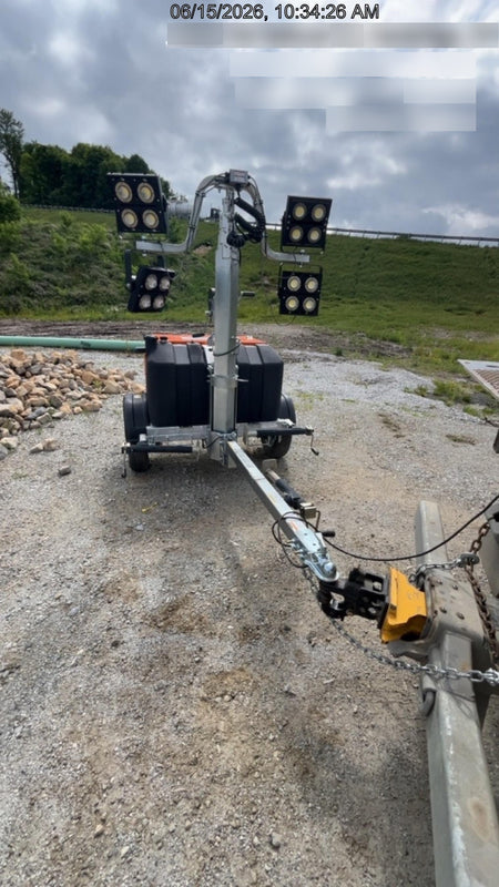 2024 Wanco WLTT-4MM4K Diesel, Deep Sea Controller, Shore Power Plug, Auto Start, (4) 350W LED Floodlights, 4kW Generator, 60 Gal Fuel Tank, 2" Ball, T3