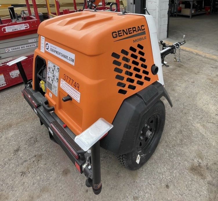 2023 Generac MLT2 Diesel, Flex Switch 120V Input, Powerzone Controller, 
(4) 320W LED Lights, 4kW Generator, 39.9 Gal Fuel Tank, 2" Ball, T3