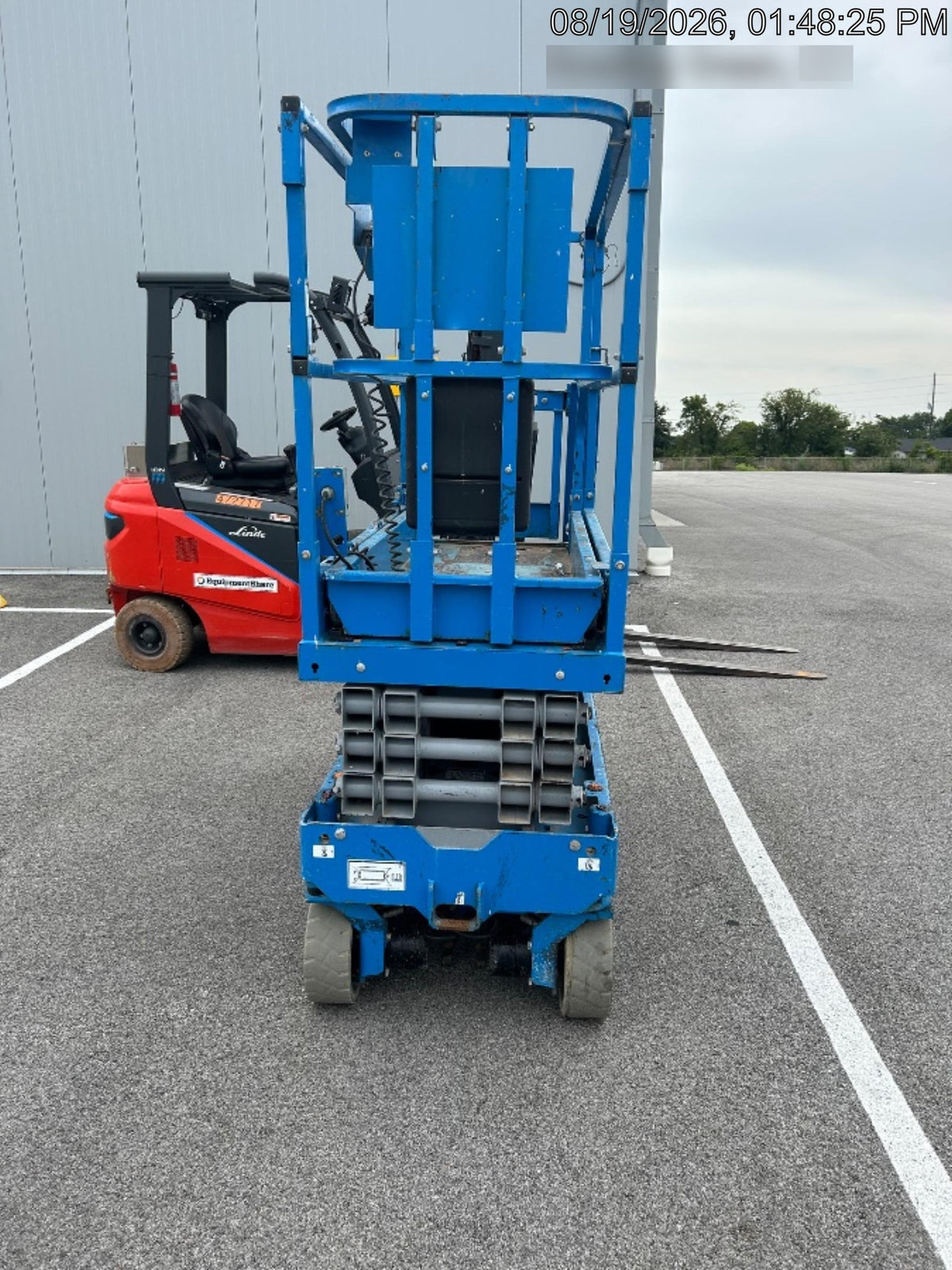 2020 Genie GS-1930 Solid Non Marking Tires, Beacon, Folding rails with half height swing gate