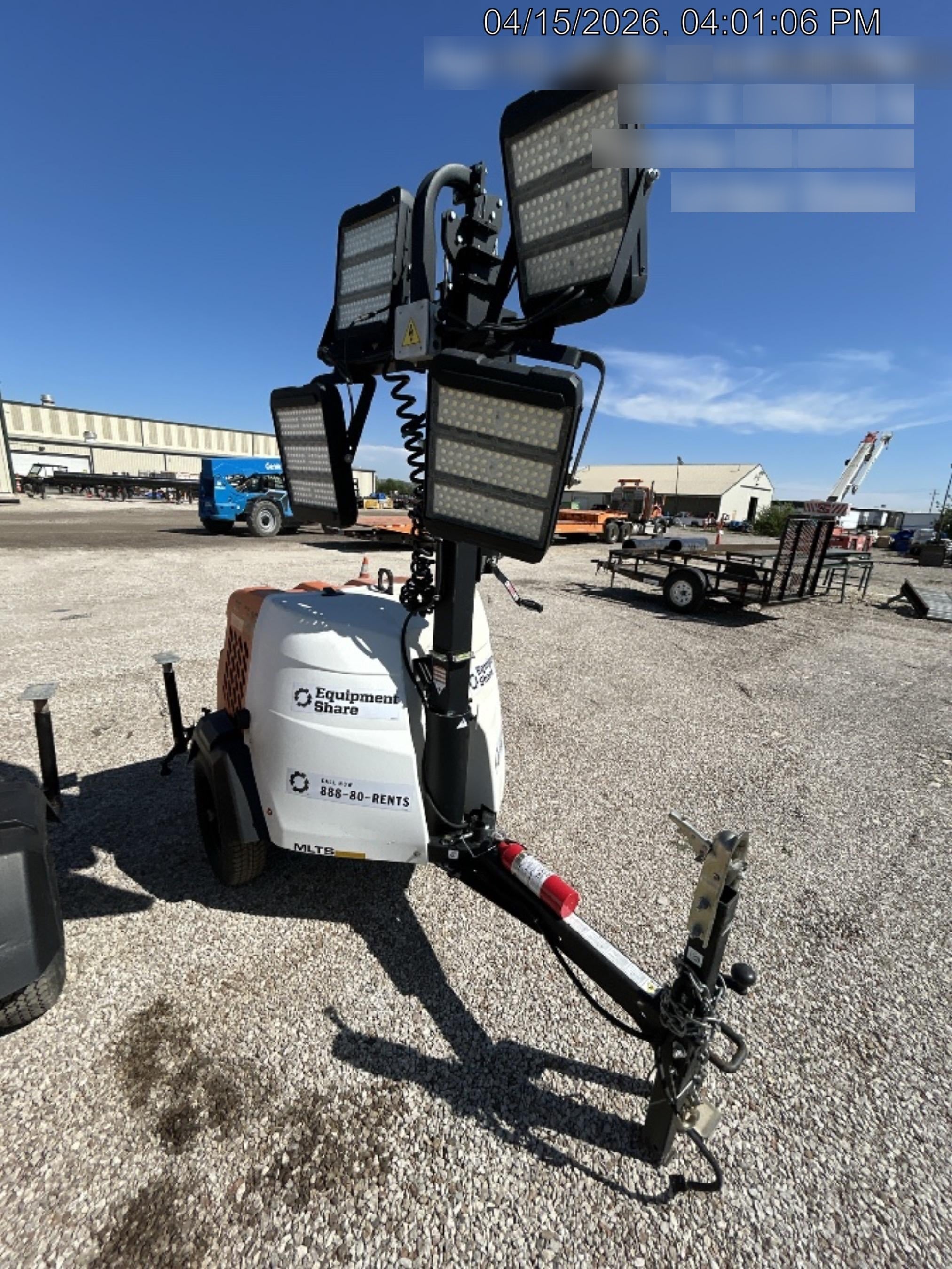 2023 Generac MLT2 Diesel, Flex Switch 120V Input, Powerzone Controller, (4) 320W LED Lights, 4kW Generator, 39.9 Gal Fuel Tank, 2" Ball, T3
