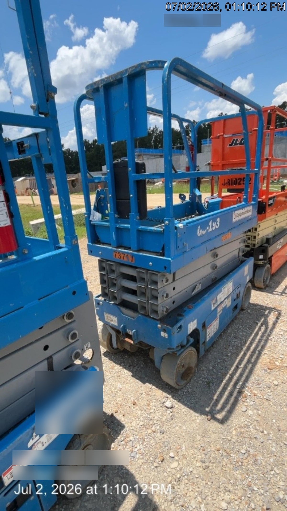 2020 Genie GS-1930 Fixed rails with chain entry gate - Pre A92.20
