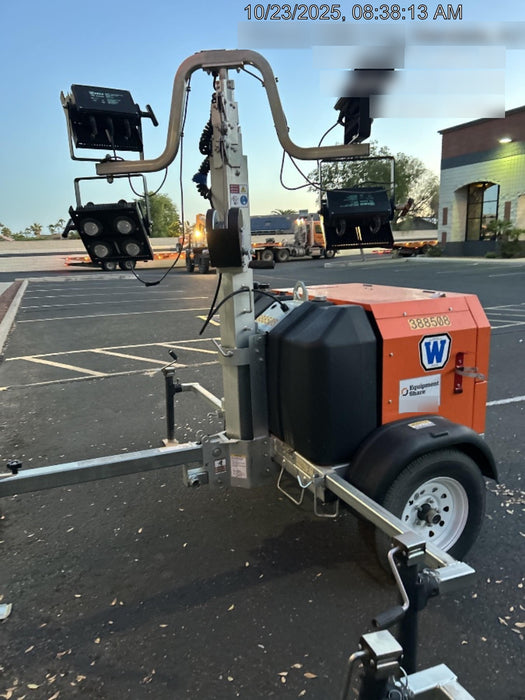 2024 Wanco WLTT-4MM4K Diesel, Deep Sea Controller, Shore Power Plug, Auto Start, (4) 350W LED Floodlights, 4kW Generator, 60 Gal Fuel Tank, 2" Ball, T3