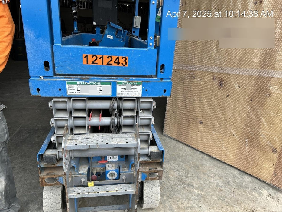 2020 Genie GS-1930 Solid Non Marking Tires, Beacon, Folding rails with half height swing gate, Telematics