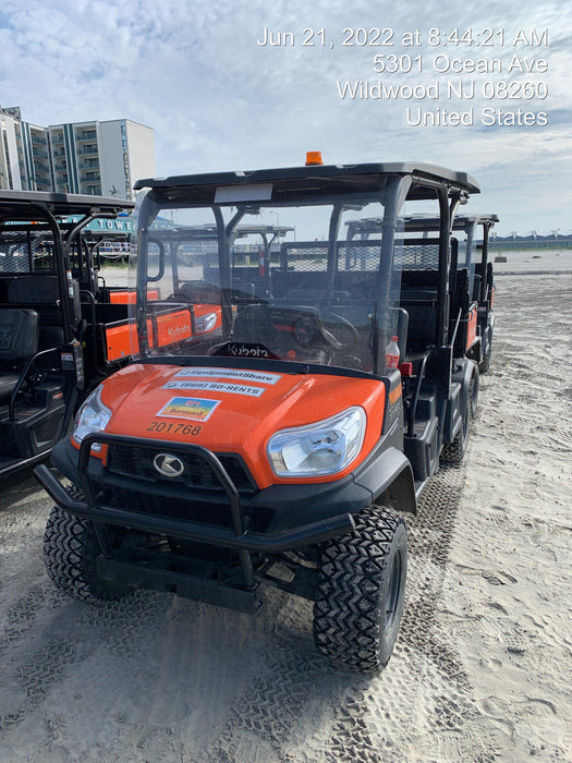 2022 Kubota RTV-X1140W-H Plastic Canopy, Windshield Acrylic Clear, LED Strobe Light, Wire Harness Kit, Back up Alarm