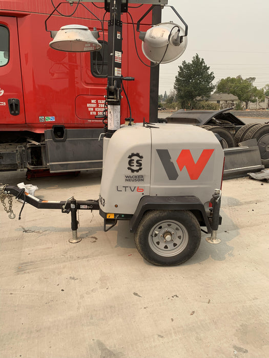 2018 Wacker Neuson LTV6L-MH Wacker Neuson LTV6L Mobile Light Tower w/Fuel Level Sensor Installed