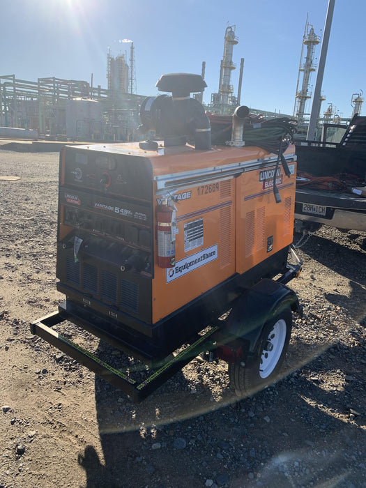 2021 Lincoln Electric Vantage 549X Ready Pak 3, ORANGE (includes trailer, cable rack, fender light kit)