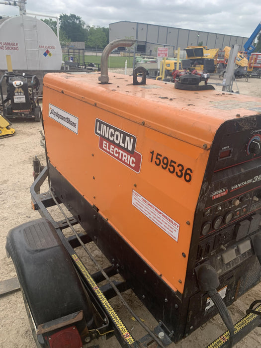 2021 Lincoln Electric Vantage 322 Vantage 322 Ready Pak 3 w/ Decals, ORANGE (includes trailer, cable rack, fender light kit) NO Telematics