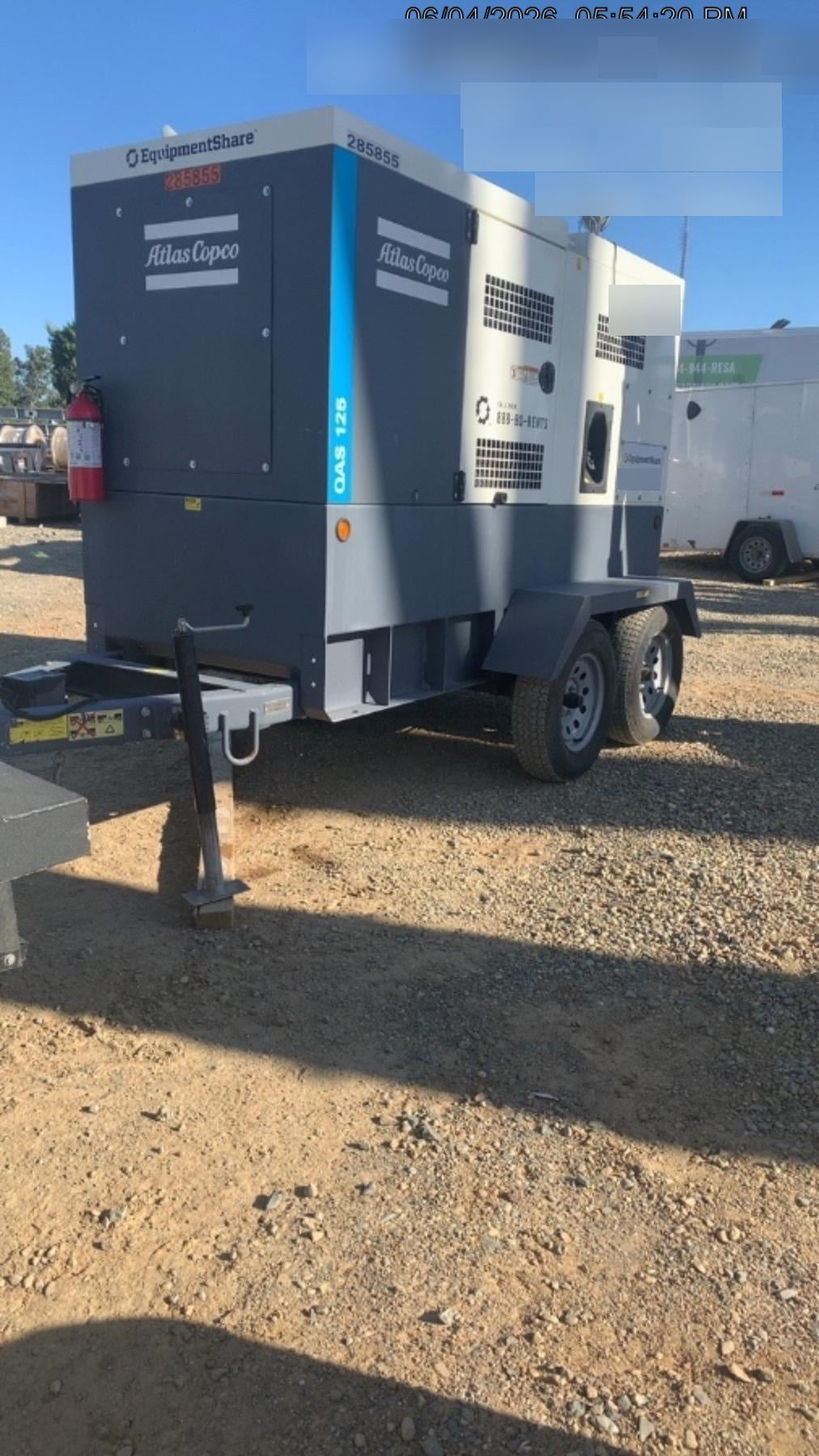 2022 ATLAS COPCO QAS 125