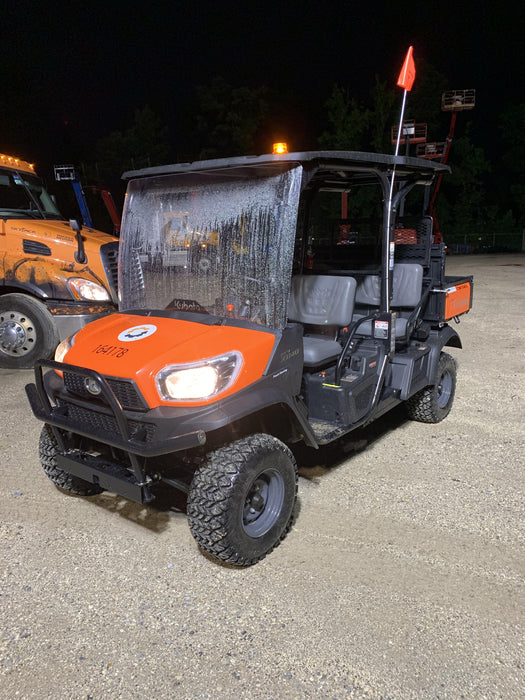 2021 Kubota RTV-X1140W-H Plastic Canopy, Windshield Acrylic Clear, LED Strobe Light, Wire Harness Kit, Back up Alarm
