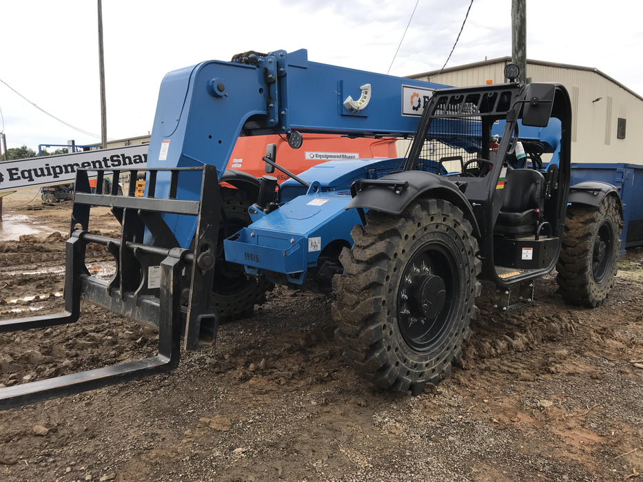 2018 Genie GTH-844 Genie GTH-844 w/ROPS, Work Lights, Solid Tires, RH Cab Mesh, Beacon, 60" Carriage and Forks