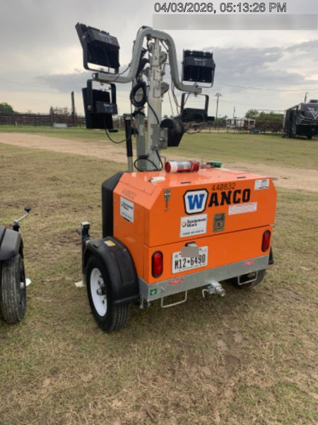 2024 Wanco WLTT-4MM4K Diesel, Deep Sea Controller, Shore Power Plug, Auto Start, (4) 350W LED Floodlights, 4kW Generator, 60 Gal Fuel Tank, 2" Ball, T3