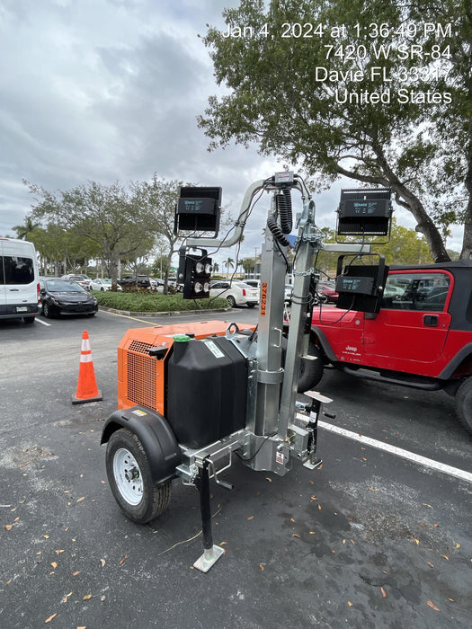 2023 Wanco WLTT-4MM4K Diesel, Deep Sea Controller, Shore Power Plug, Auto Start, (4) 350W LED Floodlights, 4kW Generator, 60 Gal Fuel Tank, 2" Ball, T3