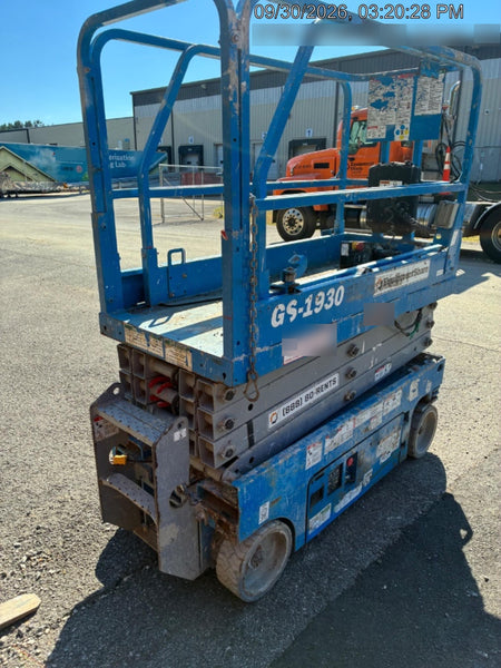 2020 Genie GS-1930 Fixed rails with chain entry gate - Pre A92.20