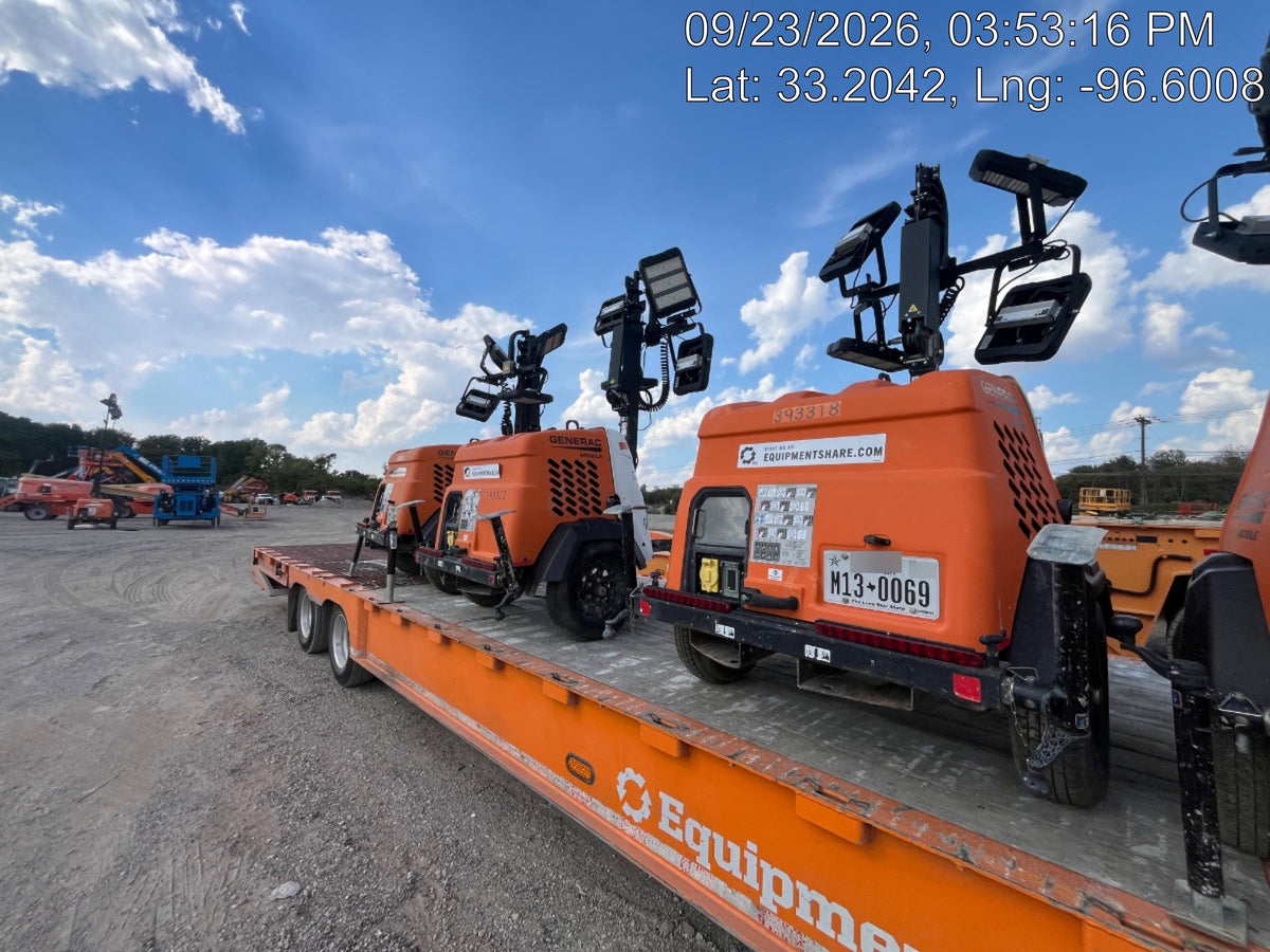 2024 Generac MLT2 Diesel, Flex Switch 120V Input, Powerzone Controller, 
(4) 320W LED Lights, 4kW Generator, 39.9 Gal Fuel Tank, 2" Ball, T3