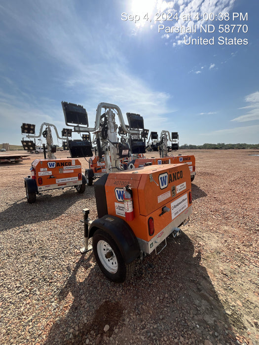 2024 Wanco WLTT-4MM4K Diesel, Deep Sea Controller, Shore Power Plug, Auto Start, (4) 350W LED Floodlights, 4kW Generator, 60 Gal Fuel Tank, 2" Ball, T3