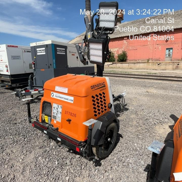 2023 Generac MLT2 Diesel, Flex Switch 120V Input, Powerzone Controller, 
(4) 320W LED Lights, 4kW Generator, 39.9 Gal Fuel Tank, 2" Ball, T3