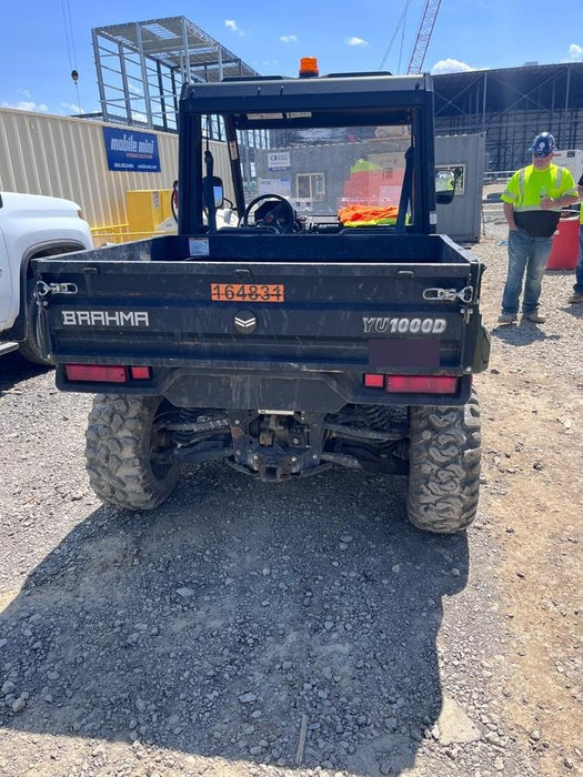 2021 Yanmar YU1000 Canopy, Steel Wheel, Poly WindShield, Beacon, Backup Alarm