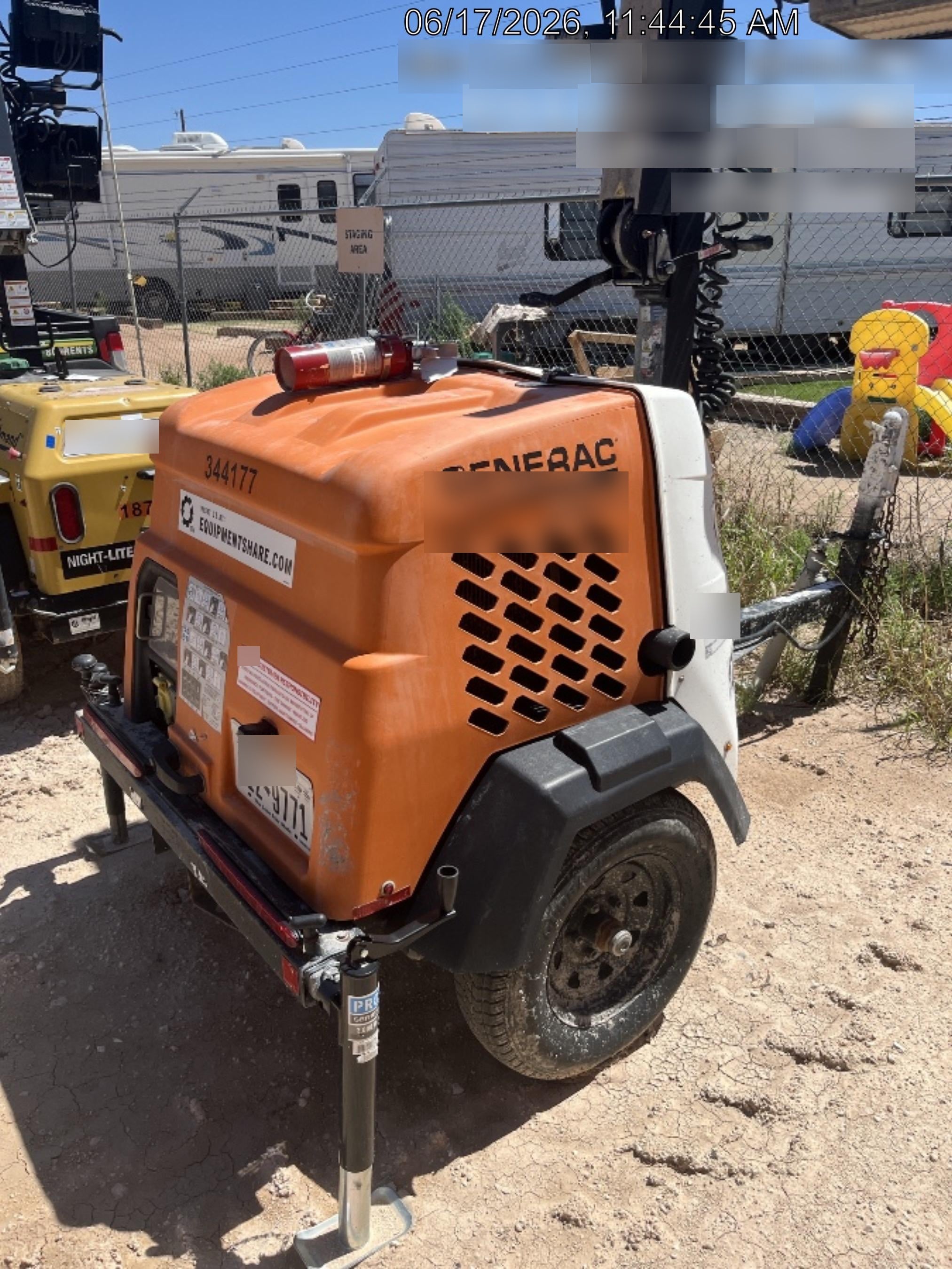 2023 Generac MLT2 Diesel, Flex Switch 120V Input, Powerzone Controller, (4) 320W LED Lights, 4kW Generator, 39.9 Gal Fuel Tank, 2" Ball, T3