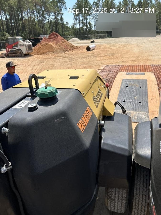 2022 Allmand NLV3GR (4) LED Light Fixture 350W, 23' Vertical Mast, 3kW Prime, Towable, Deep Sea L401, Leveling Jacks, Yanmar T4F 5.8hp