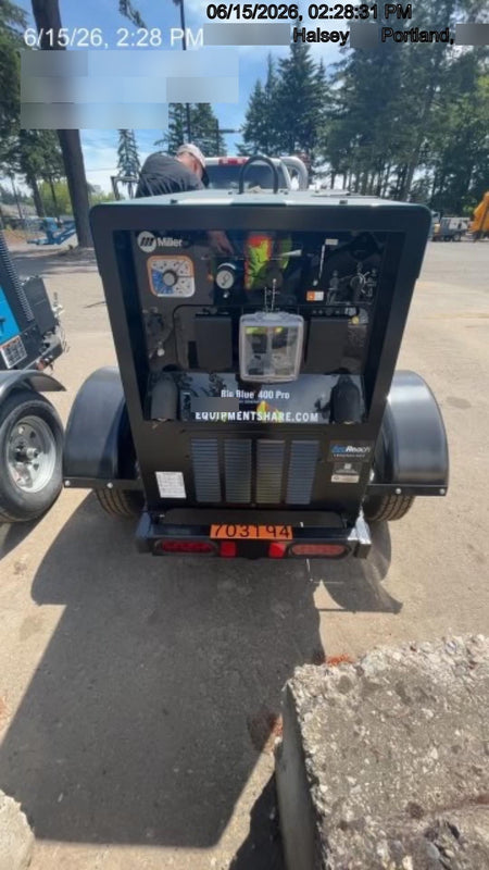 2026 MILLER ELECTRIC BIG BLUE 400