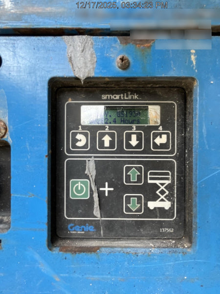 2019 Genie GS-1930 Fixed Rails with Chain Entry
