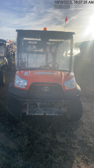 2021 Kubota RTV-X1140W-H Plastic Canopy, Windshield Acrylic Clear, LED Strobe Light, Wire Harness Kit, Back up Alarm