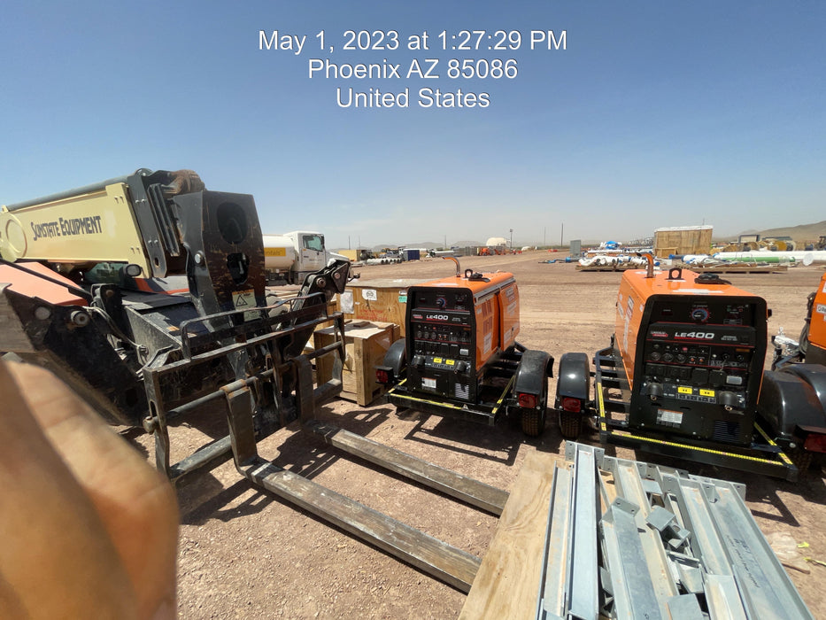 2023 Lincoln Electric LE400 Kubota V1505, Trlr, Cable Rack, Light Kit, ES Decals, T3