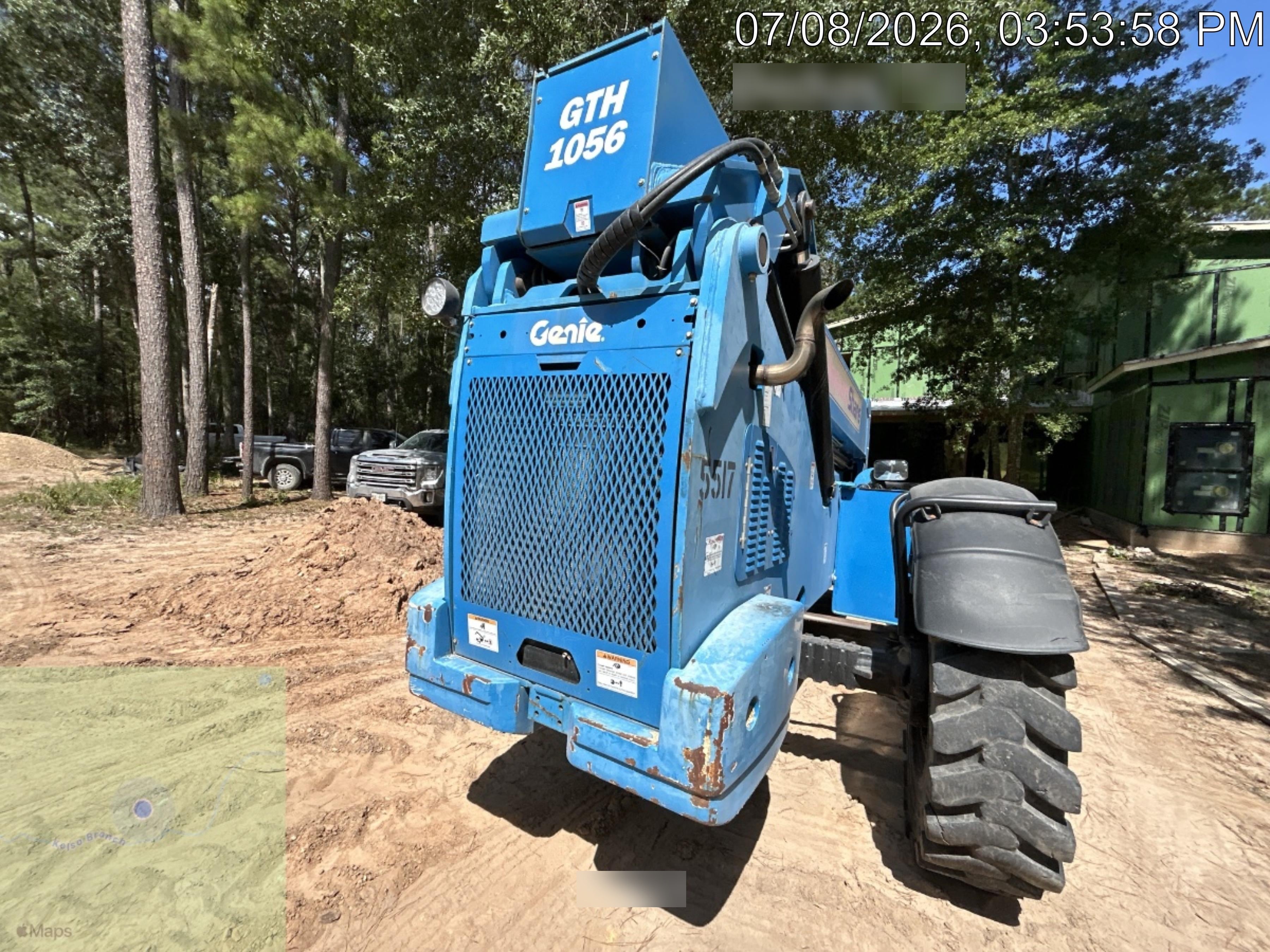2017 Genie GTH-1056 Genie GTH1056, Solid Tires, 60" carriage, Open ROPS