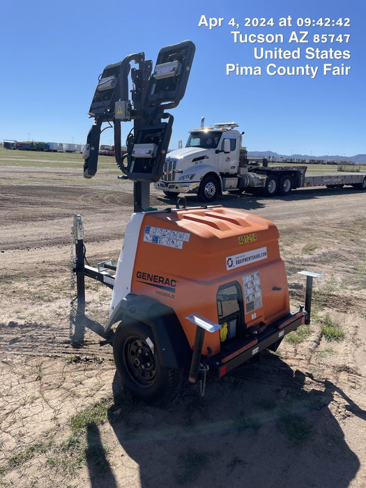 2024 Generac MLT2 Diesel, Flex Switch 120V Input, Powerzone Controller, 
(4) 320W LED Lights, 4kW Generator, 39.9 Gal Fuel Tank, 2" Ball, T3