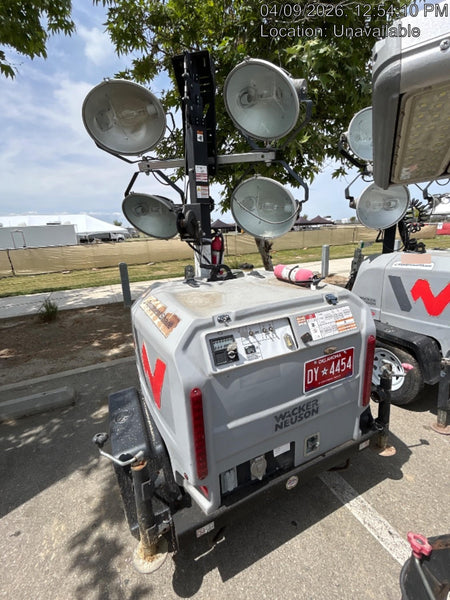 2019 Wacker Neuson LTV6L-MH Wacker Neuson LTV6L Mobile Light Tower w/Fuel Level Sensor Installed
