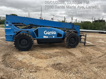2019 Genie GTH-844 Genie GTH-844 w/Enclosed Cab w/HVAC, Work Lights, Solid Tires, Beacon, 60" Carriage and Forks