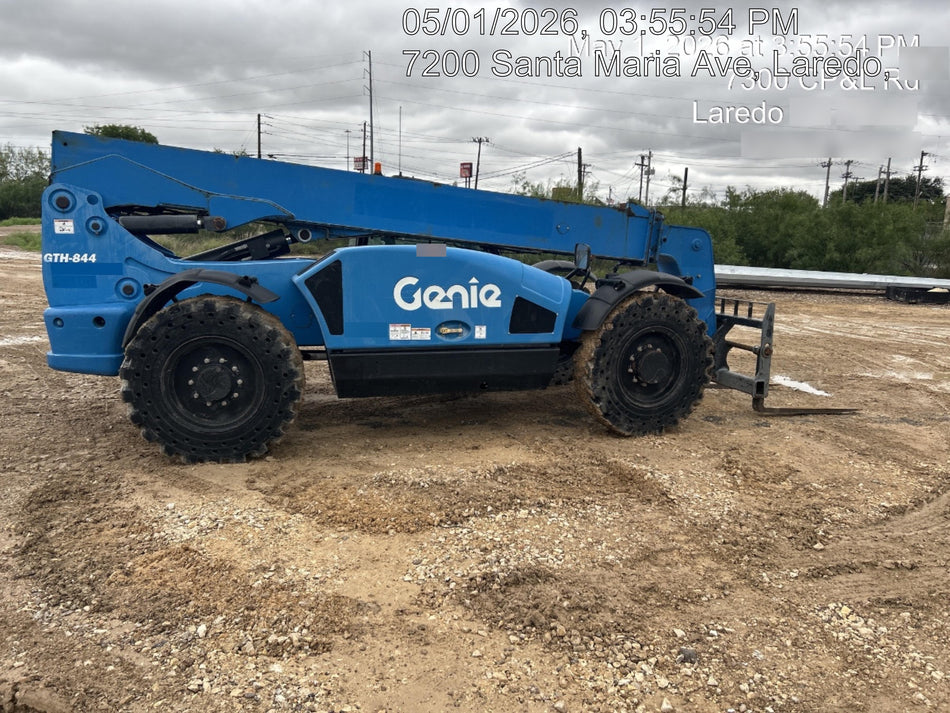 2019 Genie GTH-844 Genie GTH-844 w/Enclosed Cab w/HVAC, Work Lights, Solid Tires, Beacon, 60" Carriage and Forks