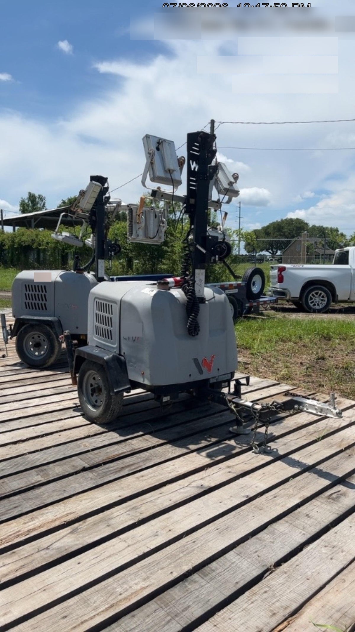 2019 Wacker Neuson LTV6K-LED Standard LED Towable Light Tower w/None