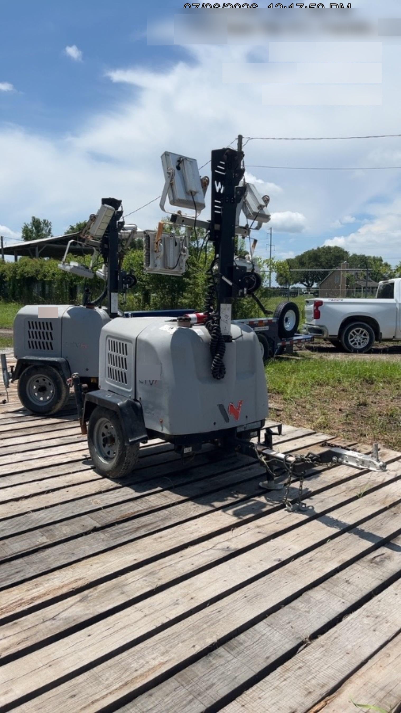 2019 Wacker Neuson LTV6K-LED Standard LED Towable Light Tower w/None