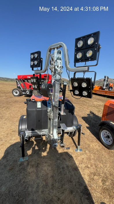 2024 Wanco WLTT-4MM4K Diesel, Deep Sea Controller, Shore Power Plug, Auto Start, (4) 350W LED Floodlights, 4kW Generator, 60 Gal Fuel Tank, 2" Ball, T3