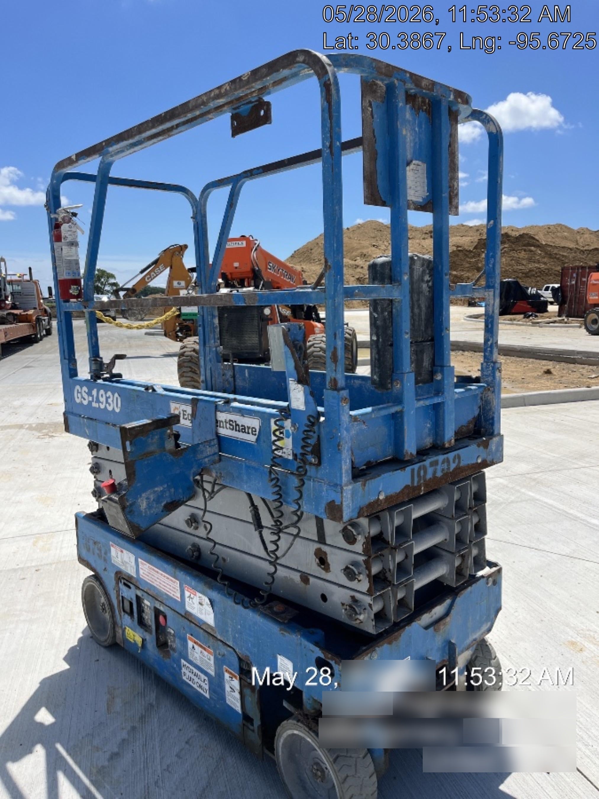 2018 Genie GS-1930 Genie GS-1930 Scissor Lift w/Standard Options